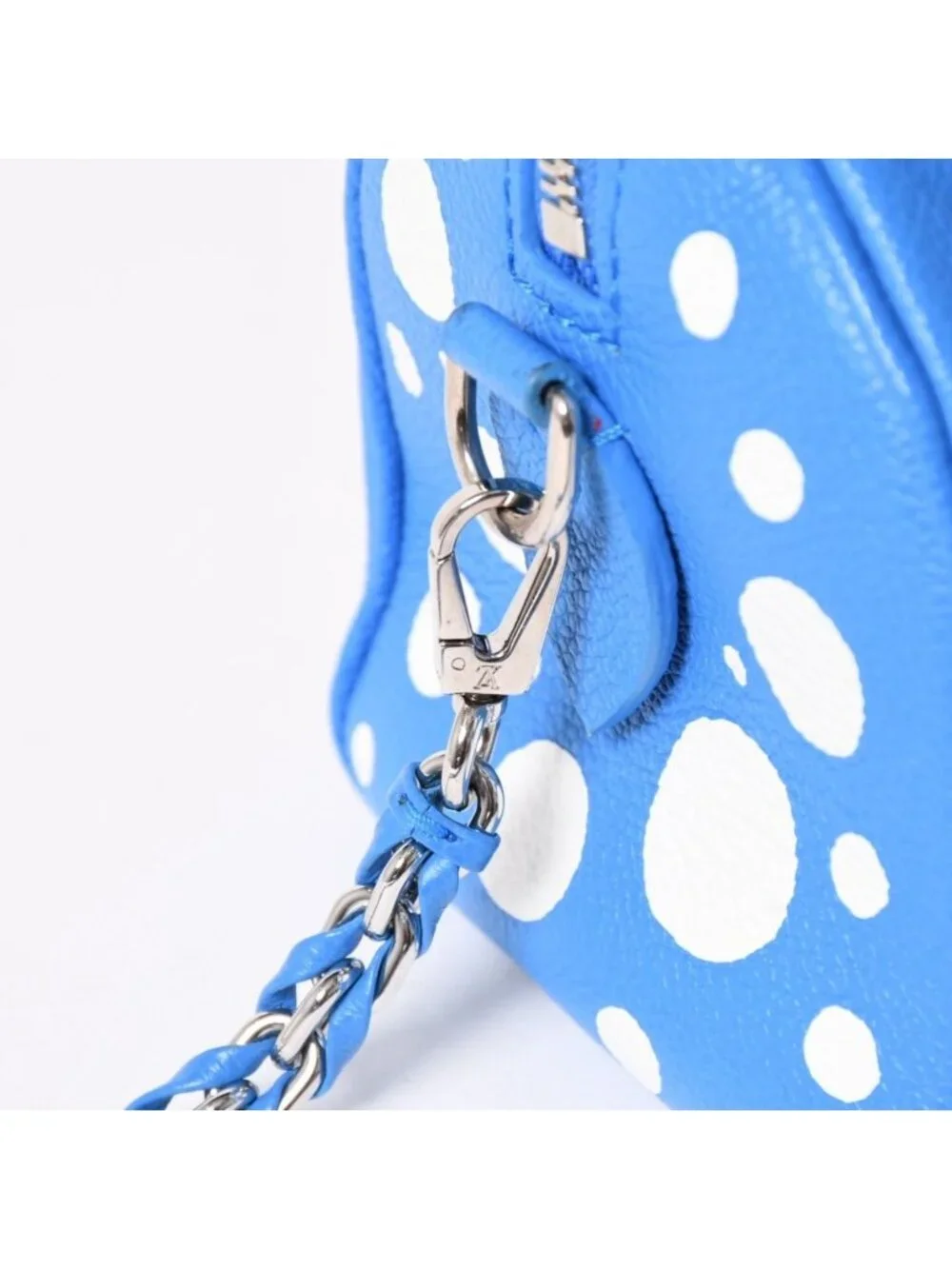 Louis Vuitton Shoulder Bag Speedy Bandouliere 20 2-Way Blue White Silver